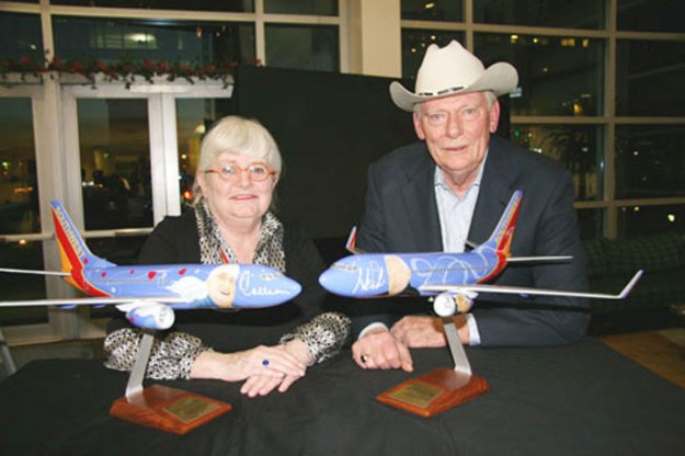 Colleen Barrett e Herb Kelleher, respectivamente, o coração e a alma da Southwest