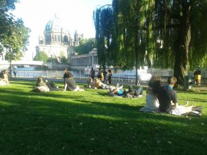 James-Simon-Park: uma das "praias" dos Berlinenses