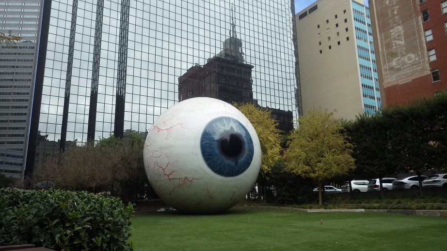 Giant Eyeball, Downtown, Dallas